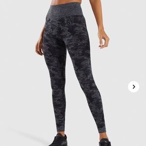 Gymshark black camo leggings